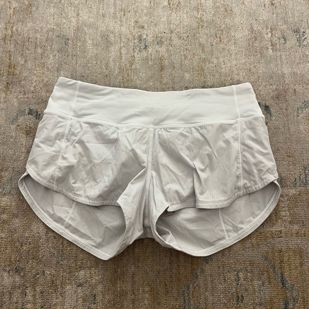 lululemon athletica Light Gray Athletic Shorts